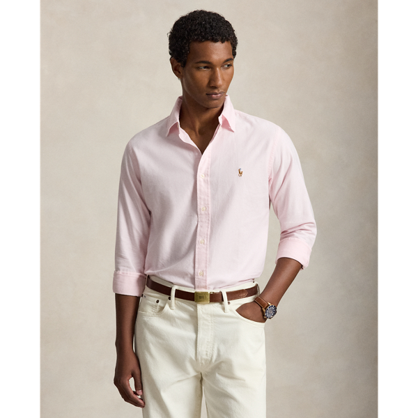 Carmel Pink The Iconic Oxford Shirt Polo Ralph Lauren 1