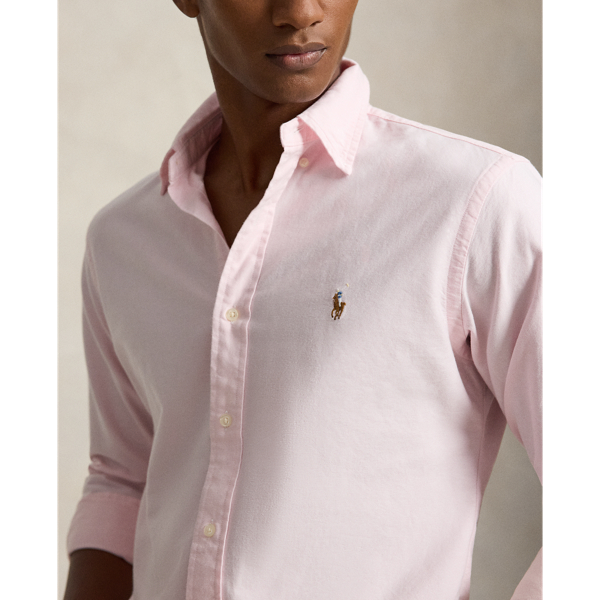 Carmel Pink The Iconic Oxford Shirt Polo Ralph Lauren 5