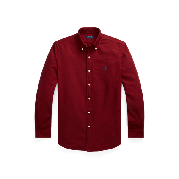 Custom Fit Garment-Dyed Oxford Shirt Polo Ralph Lauren 1