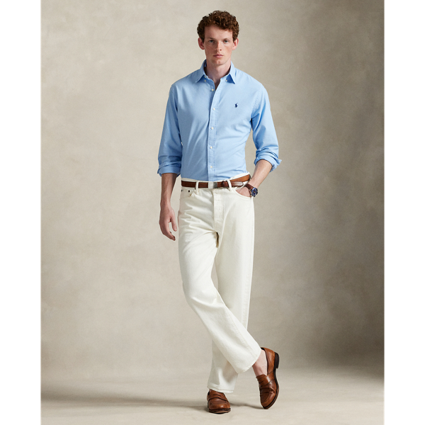 Custom Fit Garment-Dyed Oxford Shirt