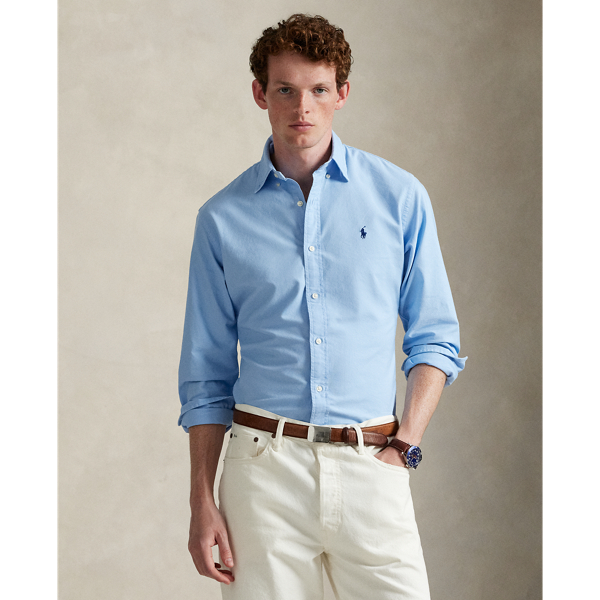 Custom Fit Garment-Dyed Oxford Shirt