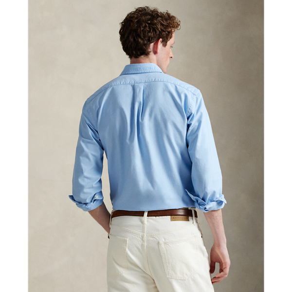 Custom Fit Garment-Dyed Oxford Shirt