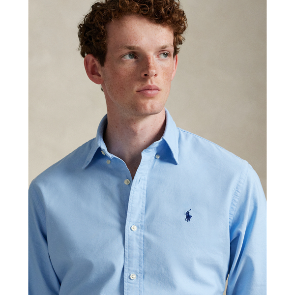 Custom Fit Garment-Dyed Oxford Shirt