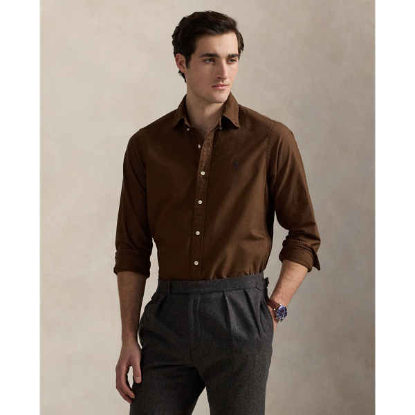 Custom Fit Garment-Dyed Oxford Shirt