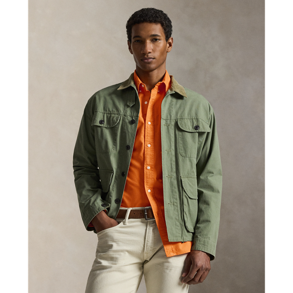 Chemise Oxford ajust&eacute;e teinte en pi&egrave;ce Polo Ralph Lauren en Orange navigation 7