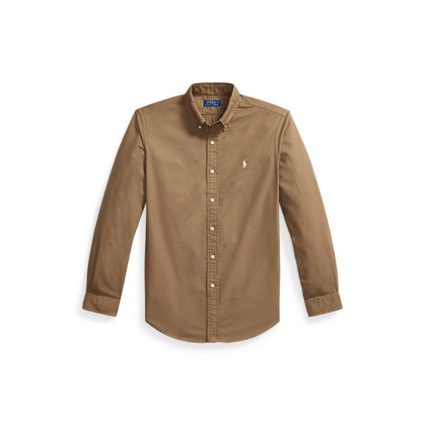 Custom Fit Garment-Dyed Oxford Shirt