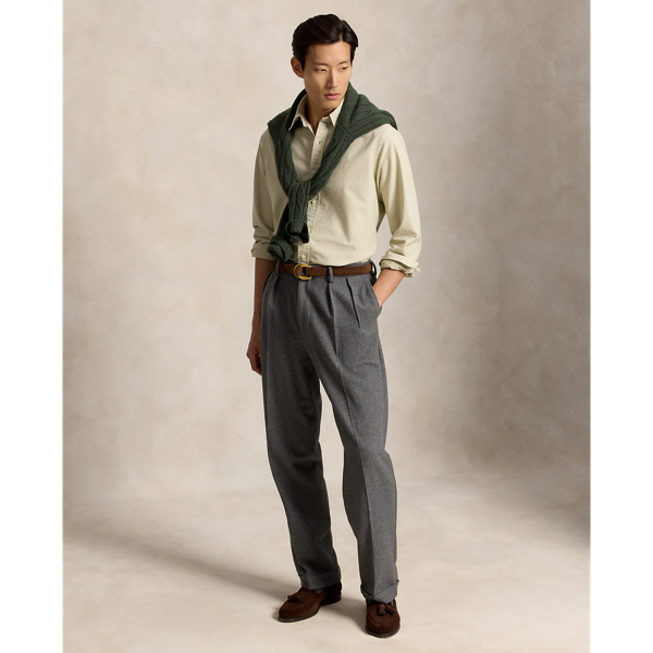 Custom Fit Garment-Dyed Oxford Shirt