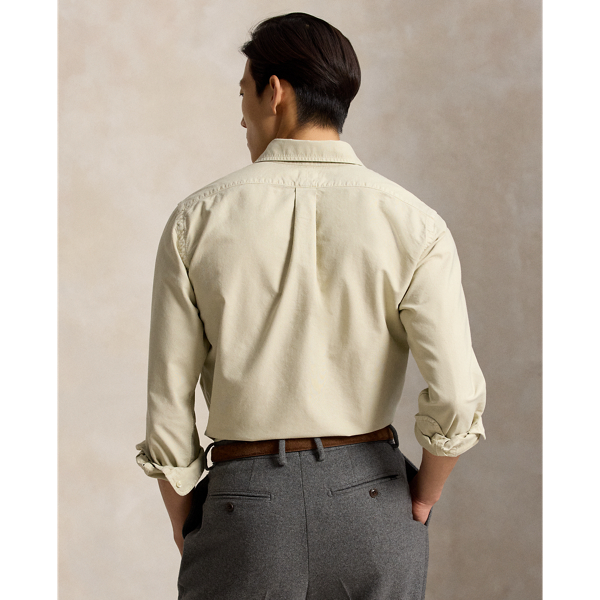Custom Fit Garment-Dyed Oxford Shirt