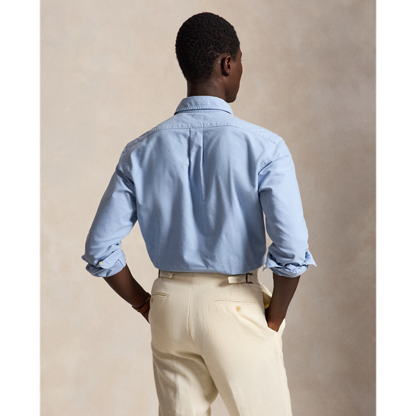 Custom Fit Garment-Dyed Oxford Shirt