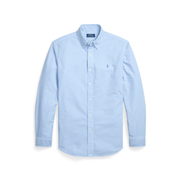 Custom Fit Garment-Dyed Oxford Shirt