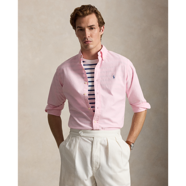 Custom Fit Garment-Dyed Oxford Shirt