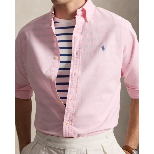 Custom Fit Garment-Dyed Oxford Shirt