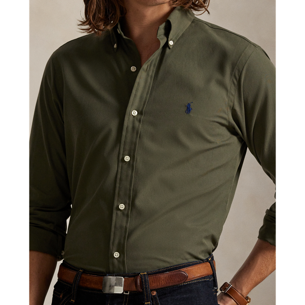 Custom Fit Brushed Poplin Shirt