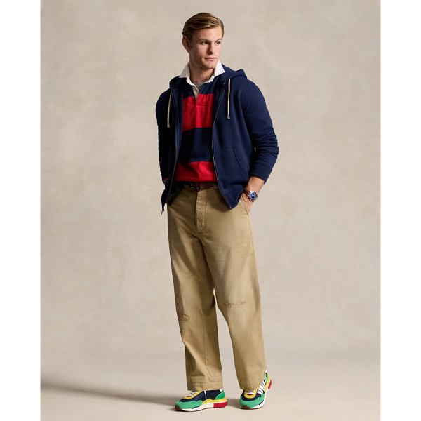 Die RL-Kapuzenjacke aus Fleece Polo Ralph Lauren in Kreuzfahrt-Navy 4