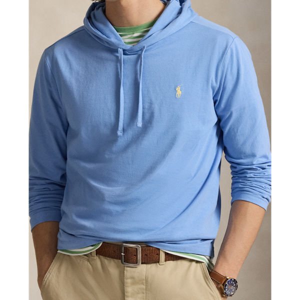 Bristol Blue Jersey Hooded T-Shirt Polo Ralph Lauren 6