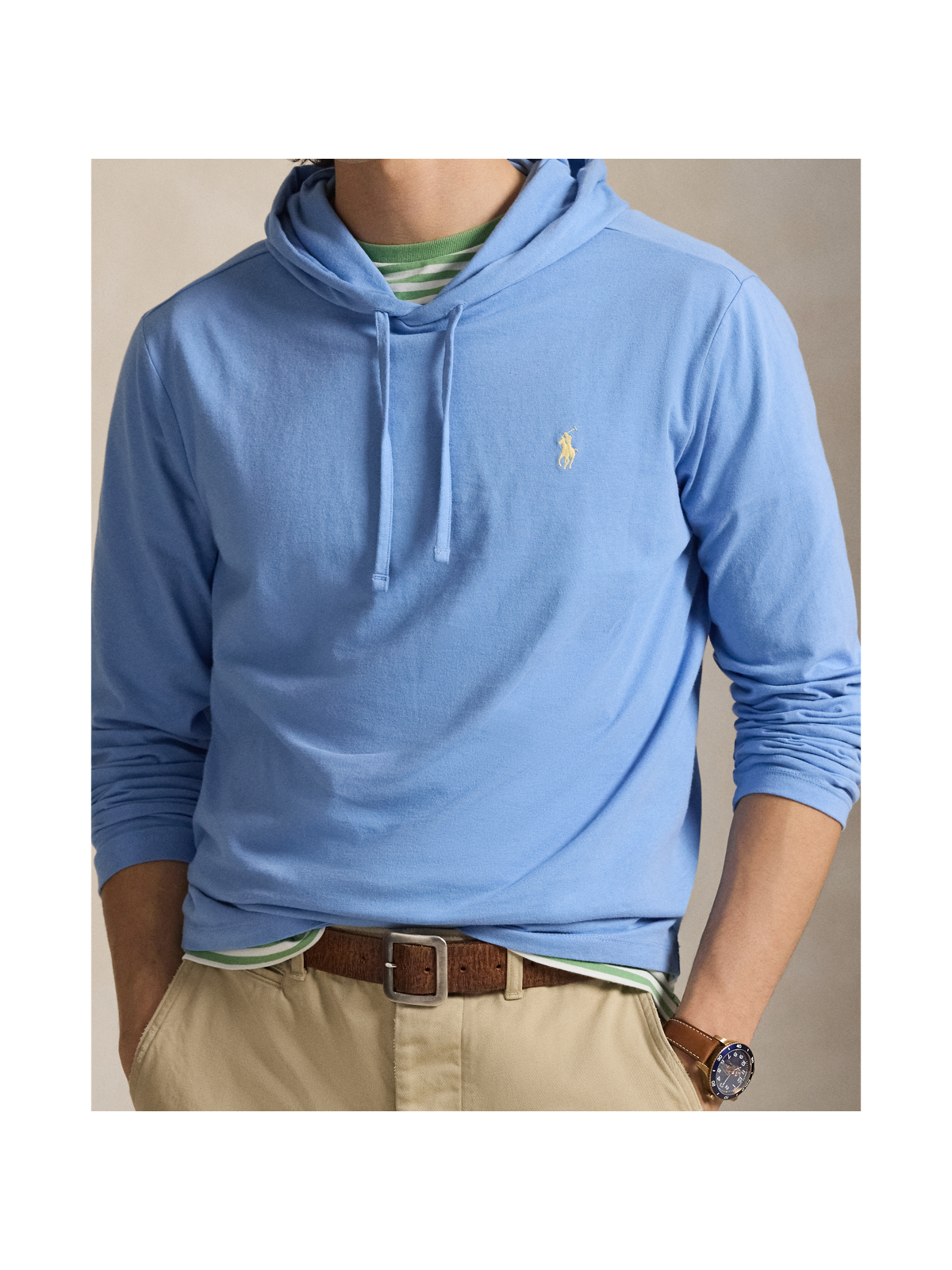 Мужские футболки Ralph Lauren Jersey Hooded T-Shirt — фото 3