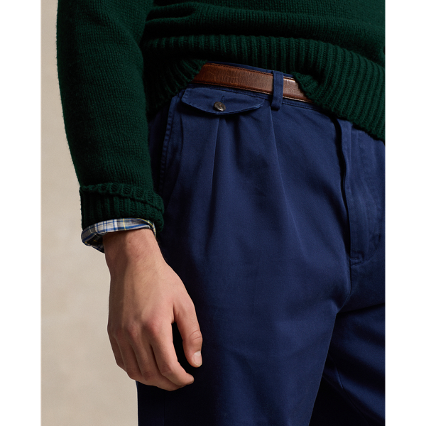 Whitman Relaxed Fit Pleated Chino Trouser Whitman Relaxed Fit Pleated Chino Trouser
