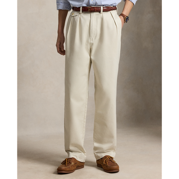 Whitman Relaxed Fit Pleated Trousers