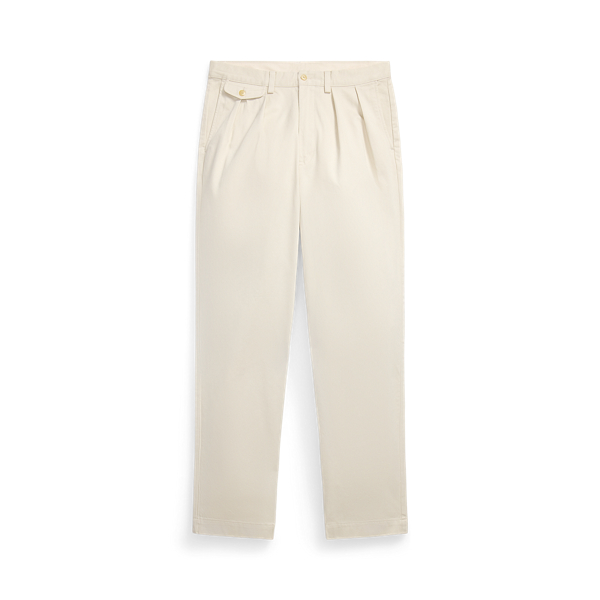 Whitman relaxed fit geplooide chinobroek Polo Ralph Lauren in New stone 1