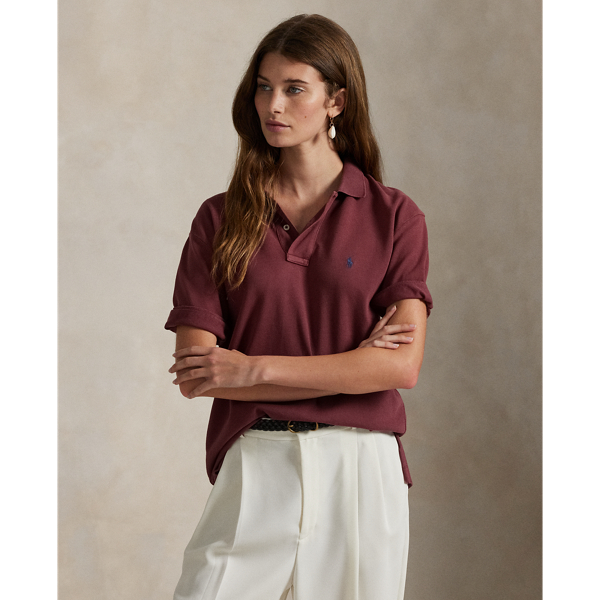 Tシャツ・カットソー POLO RALPH LAUREN Woman Polo Shirt White 211939272 002 Women's Polo Shirts, Long & Short Sleeve Polos | Ralph Lauren