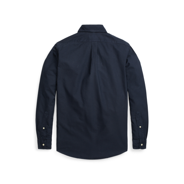 Classic-Fit Hemd aus gef&auml;rbtem Oxford Polo Ralph Lauren in Navy 2