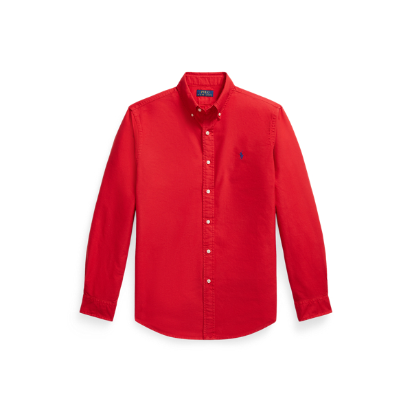 Classic Fit Garment-Dyed Oxford Shirt