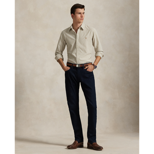 Slim Fit Gingham Oxford Shirt