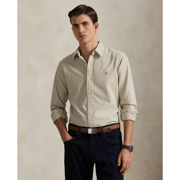 Slim Fit Gingham Oxford Shirt