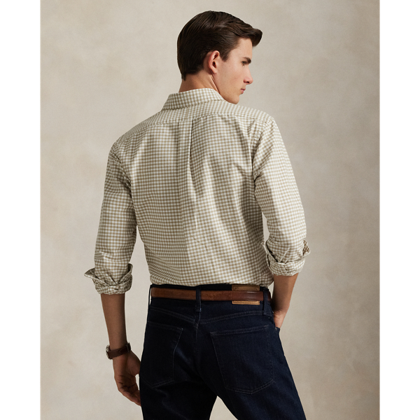 Slim Fit Gingham Oxford Shirt