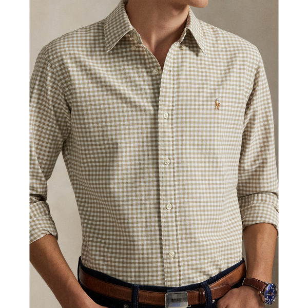 Slim Fit Gingham Oxford Shirt