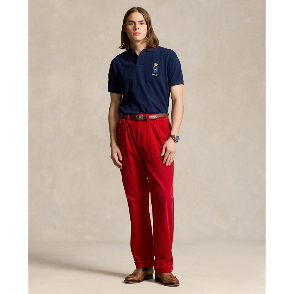 Red polo blue pants online