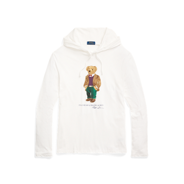 Jersey T-shirt met capuchon en Polo Bear Polo Ralph Lauren in 1