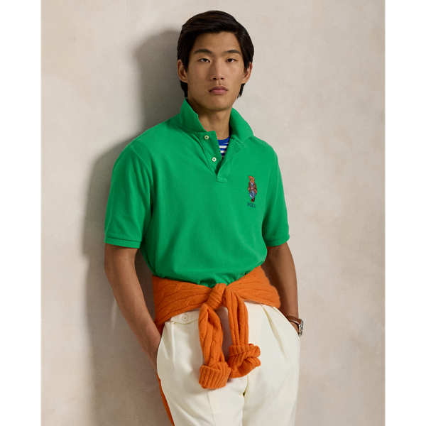 Emerald Explorer Classic Fit Polo Bear Mesh Polo Shirt Polo Ralph Lauren 1