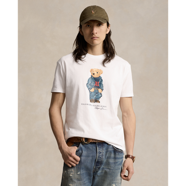 Classic Fit Polo Bear Jersey T Shirt for Men Ralph Lauren UK