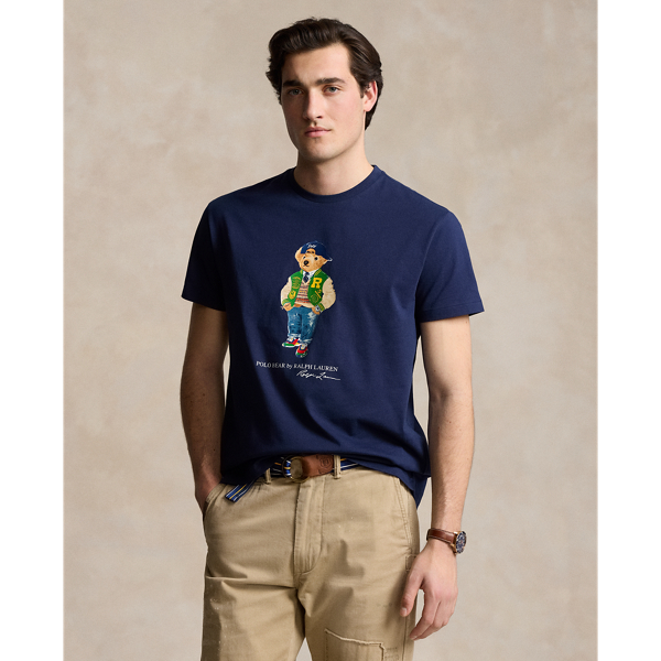 Ralph lauren shirt with bear logo online