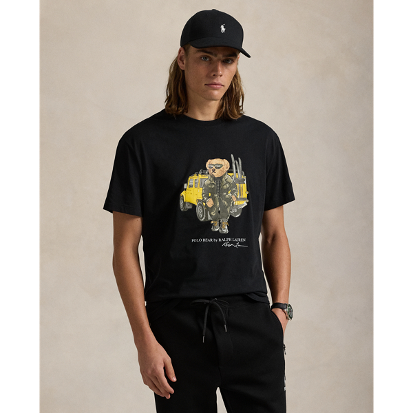 Mens black ralph lauren t shirt on sale