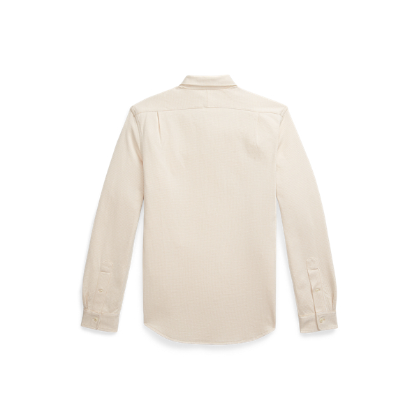 Sand Dune / White Houndstooth Jacquard Shirt Polo Ralph Lauren 2