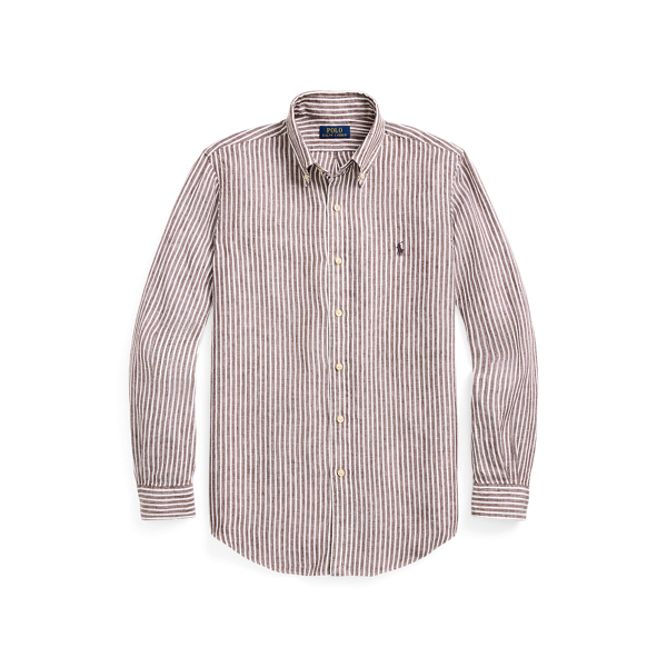 Classic Fit Striped Linen Shirt Polo Ralph Lauren 1