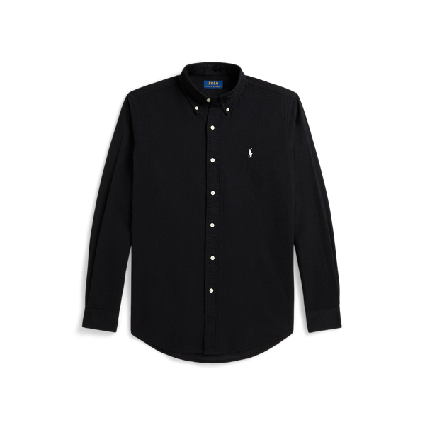 Polo Ralph Lauren 클래식핏 시어서커 셔츠 폴로 블랙 1