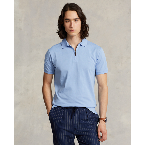 Custom Slim Fit Stretch Mesh Polo Shirt for Men Ralph Lauren UK
