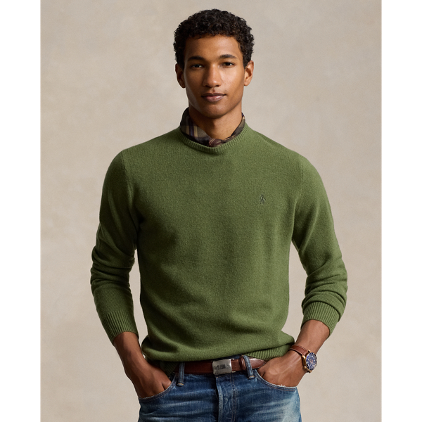 Green sweater shirt best sale