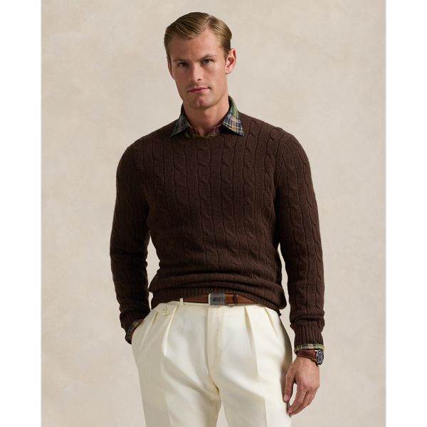 ★★POLO RALPH LAUREN★★ Our full zip sweater brown MNPOSWE Polo Ralph Lauren Double Knit Full-Zip Hoodie (Classic Brown
