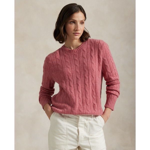 RALPH LAUREN｜ケーブルニット コットン クォータージップ