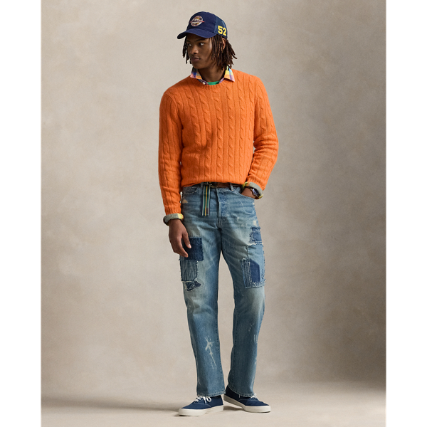 Men s Orange Sweaters Ralph Lauren