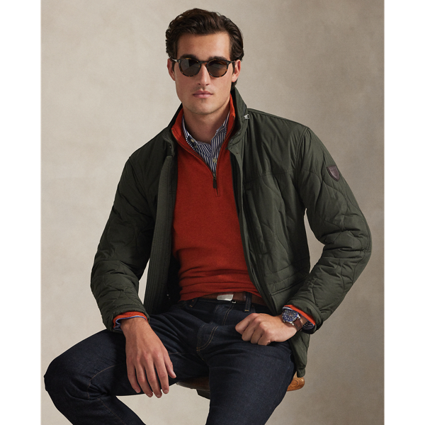 Pull demi-zippé en laine