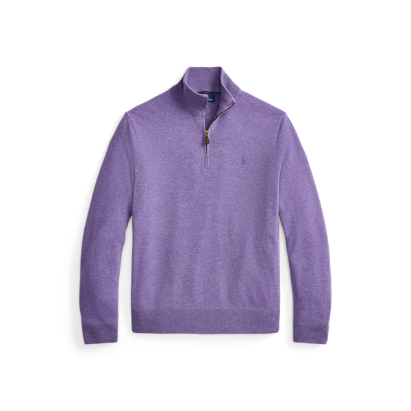 Wool Quarter-Zip Sweater