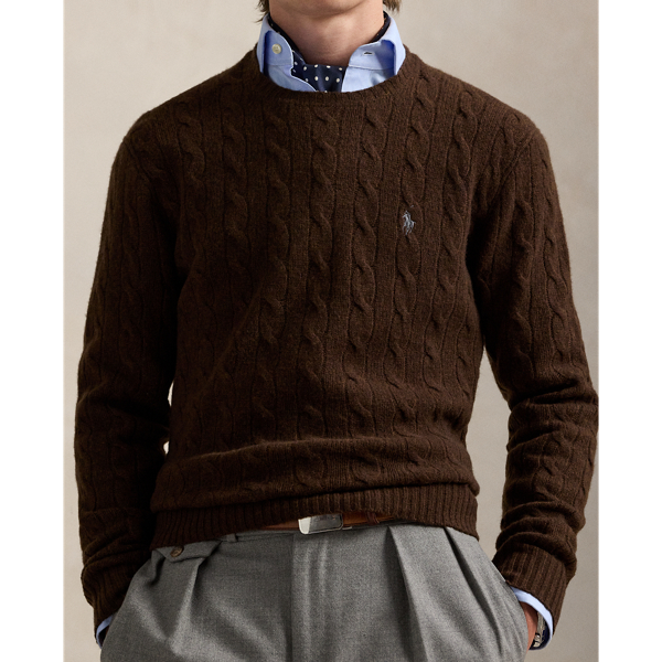 Cable-Knit Wool-Cashmere Jumper