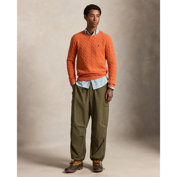 Cable-Knit Wool-Cashmere Jumper