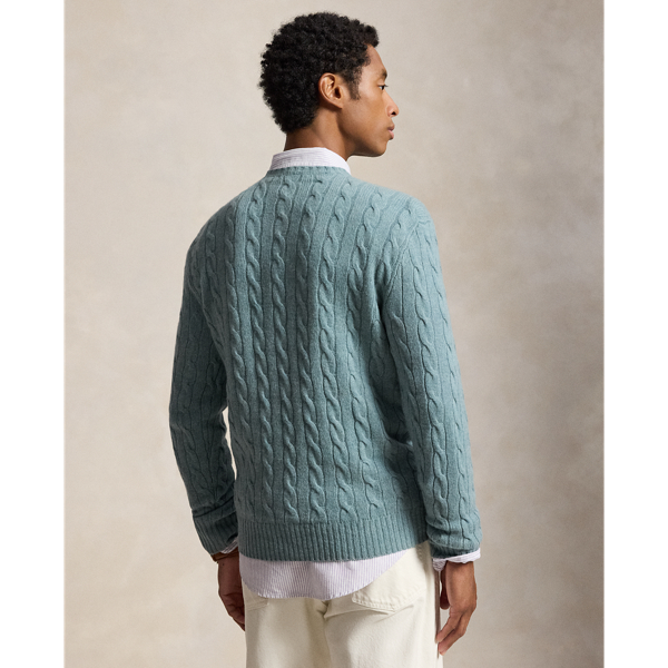Cable-Knit Wool-Cashmere Sweater