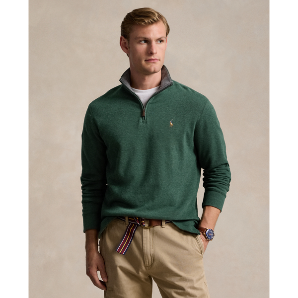 Green polo sweater hotsell